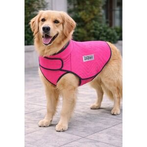 ThunderShirt Sport Dog Anxiety‎ Vest Pink Calming Wrap Large XL Reflective Trim